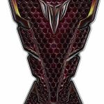 Crimson Hex Tank Pad